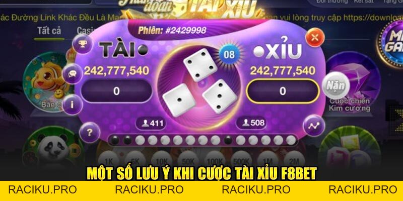 Tài Xỉu F8BET - Hướng Dẫn Chơi Và Chiến Thuật Hiệu Quả