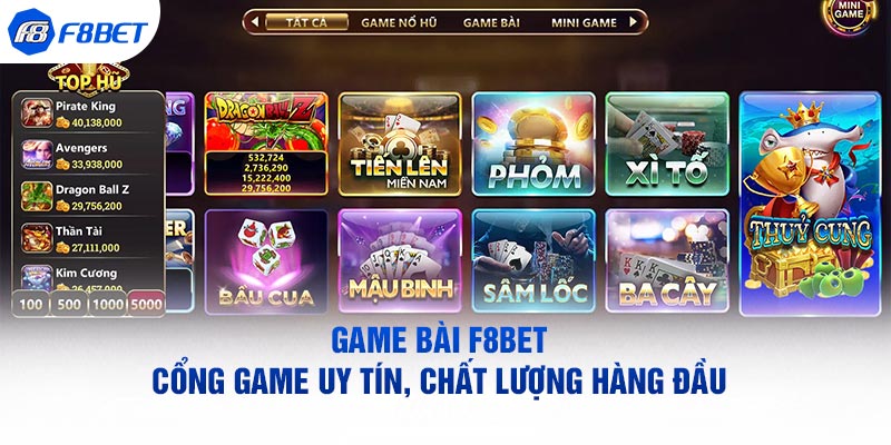 Game Bài F8BET - Cổng Game Uy Tín, Chất Lượng Hàng Đầu