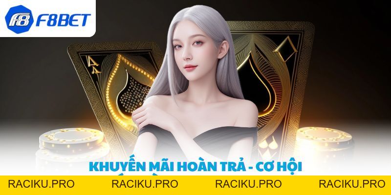 Khuyến mãi hoàn trả - Cơ hội kiếm tiền khủng tại F8BET
