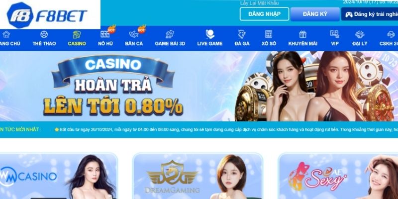 Sòng bạc trực tuyến F8BET - Sân chơi game bài đẳng cấp