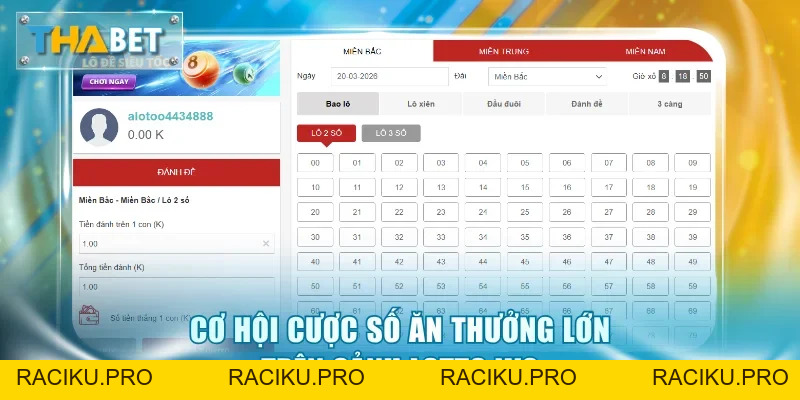 Xổ Số Thabet - Chốt Số Thử Vận May, Ăn Thưởng Lớn Tới 2 Tỷ