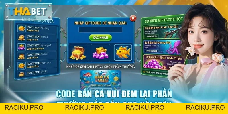 Code Bắn Cá Vui Thabet - Hành Trình Săn Thưởng Miễn Phí